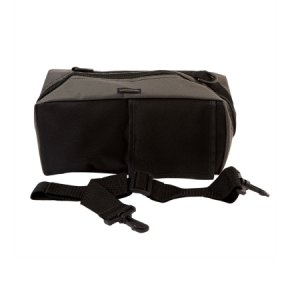 Feeding Pump Pouch McKesson Shoulder Style, Black, Pump Pocket, Outside View Window