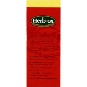 Sodium Free Instant Broth Herb-Ox   Beef Flavor Bouillon Flavor Ready to Use 8 oz. Individual Packet