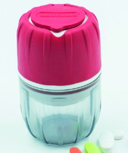 Pill Crusher McKesson MAXGRIND    Hand Operated Red