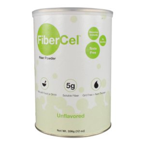 Oral Fiber Supplement FiberCel Unflavored Powder 12 oz. Can