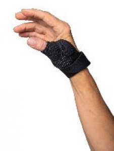 Thumb Brace CMC Controller Plus    Adult Small / Medium Hook and Loop Strap Closure Left Hand Black