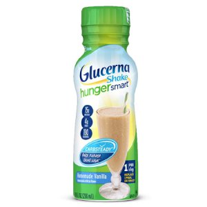 Oral Supplement Glucerna   Hunger Smart   Creamy Strawberry Flavor Ready to Use 10 oz. Bottle