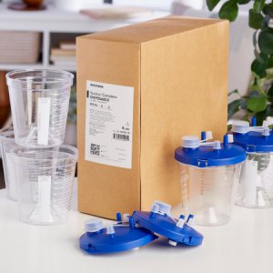 Suction Canister McKesson 800 mL Pour Lid