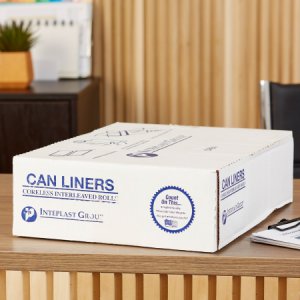 Trash Bag McKesson 45 gal. Clear HDPE 12 Mic. 40 X 48 Inch Star Seal Bottom Coreless Roll