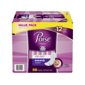 Bladder Control Pad Poise   Heavy Absorbency Absorb-Loc   Core One Size Fits Most Adult Female Disposable