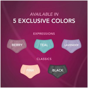 Female Adult Absorbent Underwear Depend   Silhouette   Pull On with Tear Away Seams Medium Disposable Heavy Absorbency