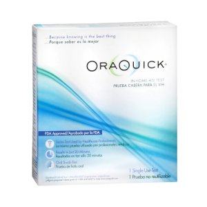 Rapid Test Kit OraQuick   In-Home HIV Home Test Device HIV Detection Saliva Sample 1 Test CLIA Waived