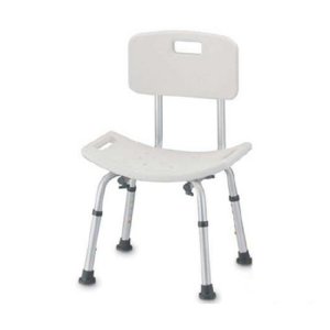 Shower Chair Without Arms Removable Backrest 20 Inch Seat Width