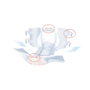 Unisex Adult Incontinence Brief Seni   Super Plus X-Large Disposable Heavy Absorbency