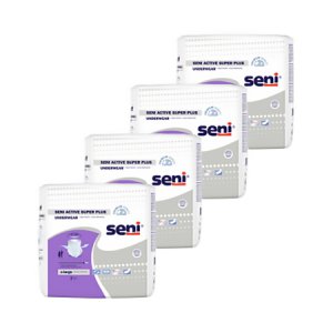 Unisex Adult Absorbent Underwear Seni   Active Super Plus Pull On with Tear Away Seams X-Large Disposable Heavy Absorbency