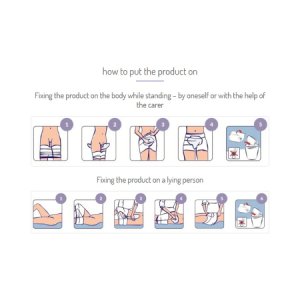 Incontinence Liner Seni   Shaped Day Pads 25 Inch Length Moderate Absorbency One Size Fits Most Adult Unisex Disposable