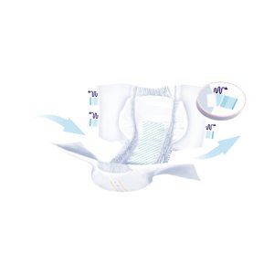 Unisex Adult Incontinence Brief Seni   Super Medium Disposable Heavy Absorbency