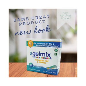 Infant Formula and Breast Milk Thickener Gelmix   2.4 Gram Individual Packet Unflavored Powder Consistency Varies By Preparation