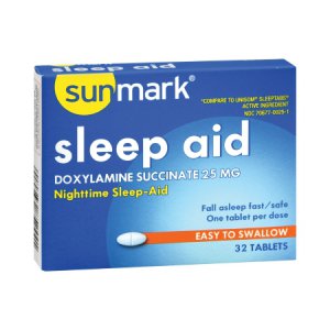 Sleep Aid sunmark   32 per Box Tablet 25 mg Strength