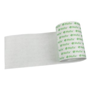 Dressing Retention Tape with Liner Mefix   Perforated Liner Nonwoven Spunlace Polyester 6 Inch X 11 Yard White NonSterile
