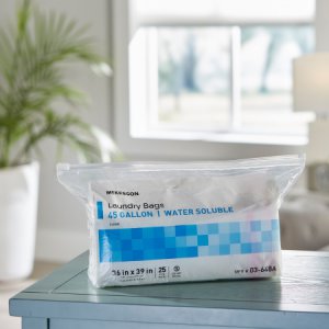 Laundry Bag McKesson Water Soluble 40 to 45 gal. Capacity 36 X 39 Inch