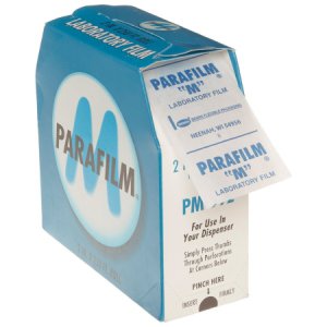 Sealing Film Parafilm   M 2 Inch Width X 250 Foot Roll Length, Natural For use with Test Tubes, Beakers, Vials, Petri Dishes, Flasks
