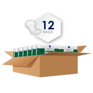 Incontinence Liner Abri-Let Anatomic 8 X 17 Inch Moderate Absorbency One Size Fits Most Adult Unisex Disposable