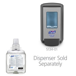 Antimicrobial Soap Theraworx   Protect Advanced Hygiene for Hand & T-Zone Defense Foaming 1,250 mL Dispenser Refill Bottle Floral Scent