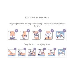 Incontinence Liner Seni   Shaped Night Pads 27 Inch Length Heavy Absorbency One Size Fits Most Adult Unisex Disposable