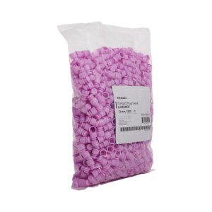 McKesson Tube Closure Polyethylene Flanged Plug Cap Lavender 13 mm For Use with 13 mm Blood Drawing Tubes, Glass Test Tubes, Plastic Culture Tubes NonSterile