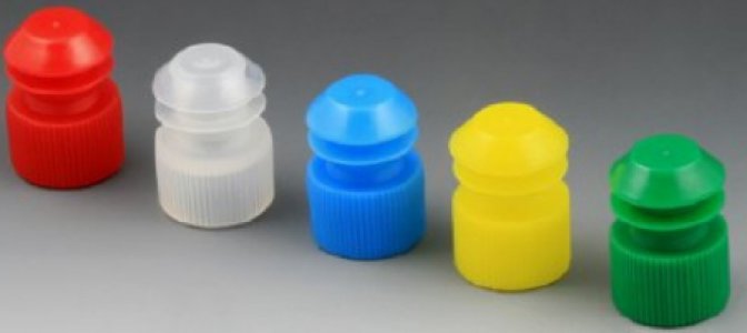 McKesson Tube Closure Polyethylene Flanged Plug Cap Yellow 13 mm For Use with 13 mm Blood Drawing Tubes, Glass Test Tubes, Plastic Culture Tubes NonSterile