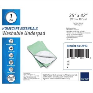 Underpad Abena   35 X 42 Inch Reusable Super Absorbent Core Moderate Absorbency