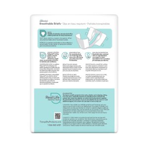 Unisex Adult Incontinence Brief Tranquility   Essential Large Disposable Heavy Absorbency