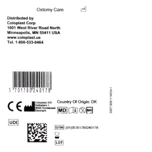 Ostomy Seal Brava   Convex, Starter Hole 1 Inch (25mm)