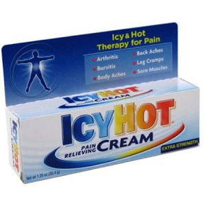 Topical Pain Relief Icy Hot   10% - 30% Strength Menthol / Methyl Salicylate Cream 1.25 oz.