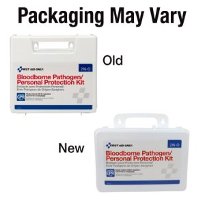 Bloodborne Pathogen Spill Clean Up / Personal Protection With CPR Pack Kit First Aid Only