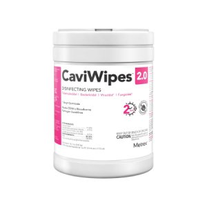 CaviWipes    2.0 Surface Disinfectant Premoistened Manual Pull Wipe 160 Count Canister Alcohol Scent NonSterile