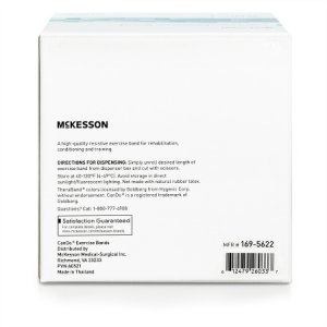 Exercise Resistance Band McKesson CanDo   Red 5 Inch X 50 Yard Light Resistance