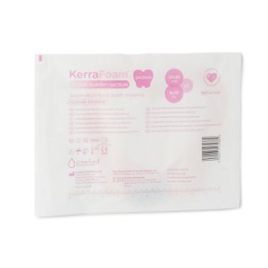 Silicone Foam Dressing KerraFoam    Gentle Border 9 X 10 Inch Sacral Silicone Adhesive with Border Sterile