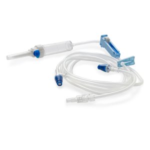 Primary IV Administration Set MedStream 20 Drops / mL Drip Rate 80 Inch Tubing 2 Ports
