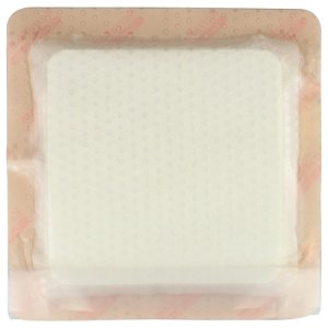 Silicone Foam Dressing KerraFoam    Gentle Border 6 X 6 Inch Square Silicone Adhesive with Border Sterile