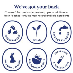 Toilet Paper Gel Starter Set Fresh Peaches   For Toilet Paper