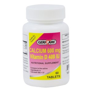 Joint Health Supplement Geri-Care   Calcium / Vitamin D 600 mg - 400 IU Strength Tablet 60 per Bottle