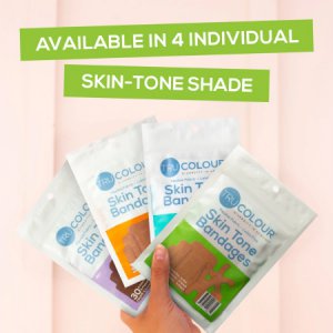 Adhesive Strip Tru-Colour   Assorted Sizes Fabric Rectangle / Spot / Patch / Fingertip / Knuckle Olive Sterile