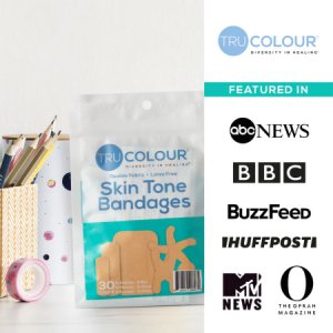 Adhesive Strip Tru-Colour   Assorted Sizes Fabric Rectangle / Spot / Patch / Fingertip / Knuckle Beige Sterile