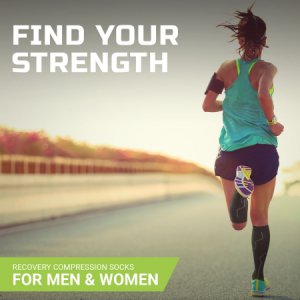 Compression Socks Green Drop    Knee High Large / X-Large Black Closed Toe