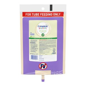Pediatric Tube Feeding Formula Compleat   Pediatric Standard SpikeRight   Plus 1000 mL UltraPak   Bag Ready to Use Vanilla Flavor Ages 1 to 13 Years