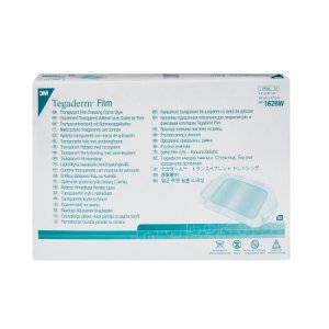Transparent Film Dressing 3M    Tegaderm    Rectangle 4 X 4-3/4 Inch Frame Style Delivery With Label Sterile