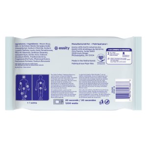 Rinse-Free Bathing Glove Wipe TENA   ProSkin    Soft Pack Water / PEG-8 / Dimethicone Scented 5 Count