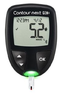 Blood Glucose Monitor CONTOUR  NEXT GEN 5 Seconds 7, 14, 30 and 90-day averages No Coding