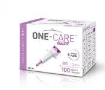Lancet One Care Saftely Lancet Needle 1.2 mm 30 Gauge Push Button
