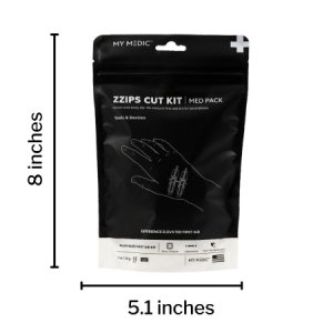 First Aid Kit My Medic    MED PACKS ZZIPS Cut Kit Plastic Pouch