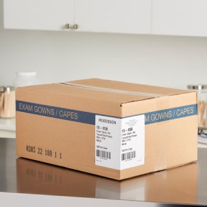 Exam Cape McKesson White Front / Back Opening Without Closure Unisex