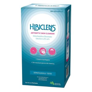Antiseptic / Antimicrobial Skin Cleanser Hibiclens   16 oz. Pump Bottle 4% Strength CHG (Chlorhexidine Gluconate) NonSterile