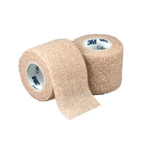 Cohesive Bandage 3M    Coban    2 Inch X 5 Yard Standard Compression Self-adherent Closure Tan NonSterile